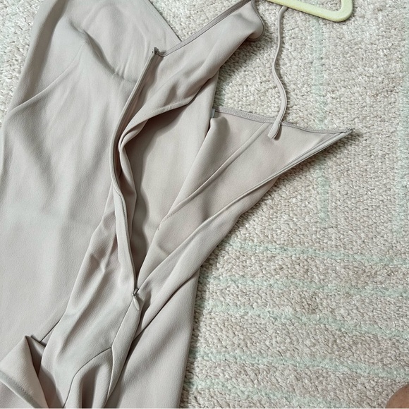 Thakoon Dusty Blush Nude Midi Slip Dress Size 4 Minimalist Clean Girl Neutral - Picture 10 of 14